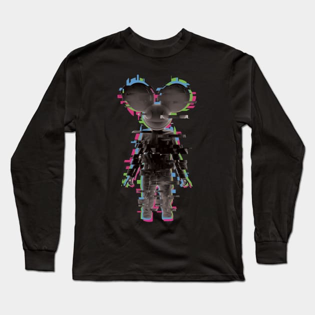 Deadmau5 glitch remix! Long Sleeve T-Shirt by Obtineo